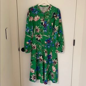 H&M - Floral Aline Midi Dress